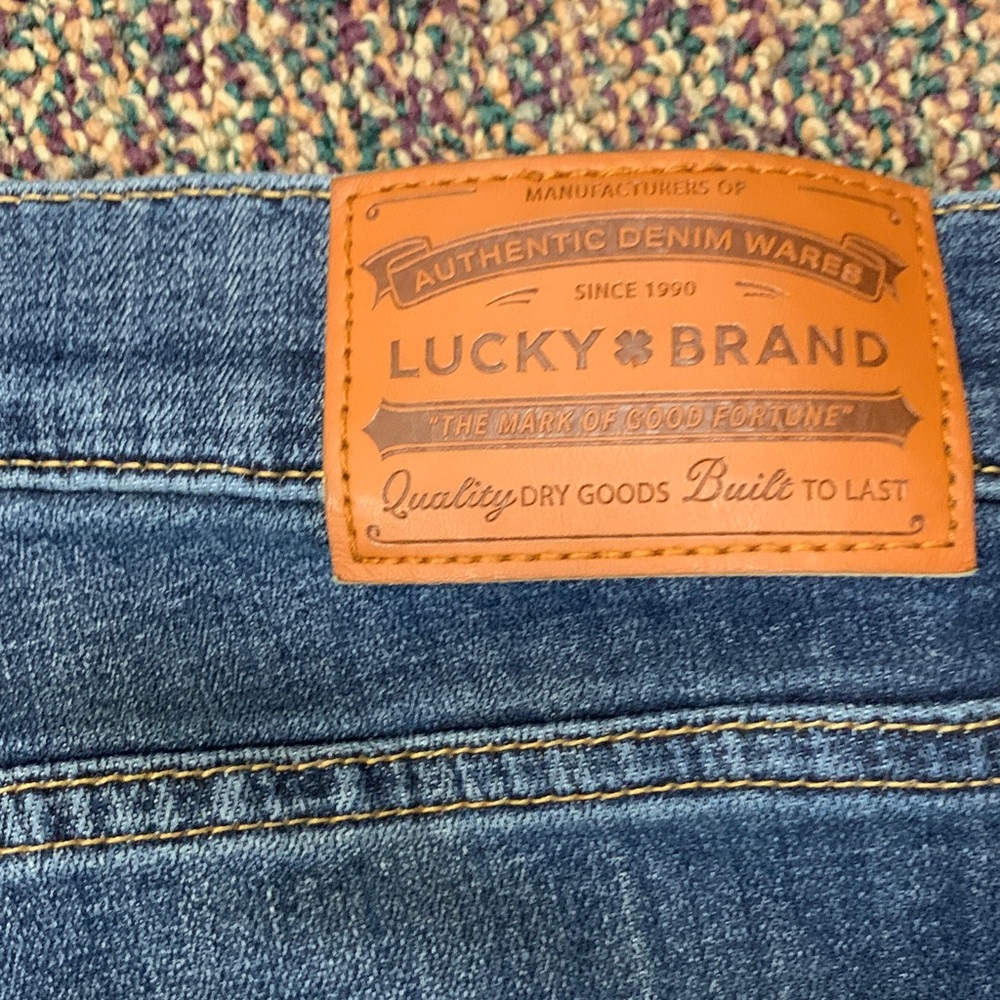Lucky Brand Men's 36x30 Coolmax 110 Slim Stretch Jeans EUC Classic Male Denim - Picture 3 of 9